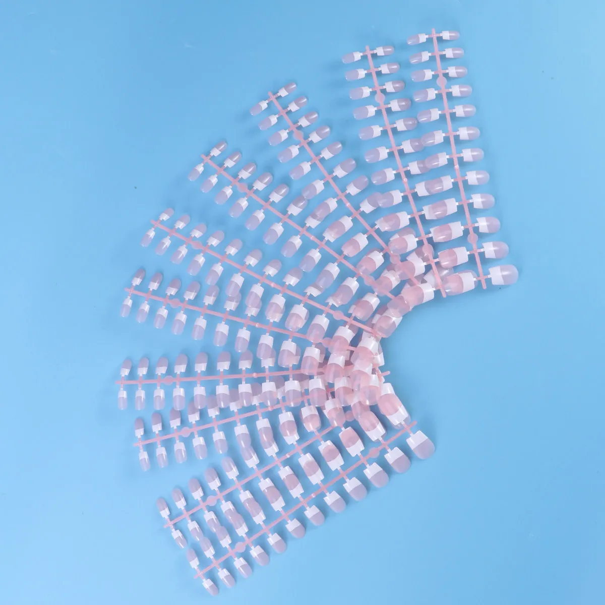 

240 шт. прозрачных французских искусственных ногтей, 12 размеров, идеальная длина и толщина для нейл-арта, DIY, салонов, свадеб, Хэллоуина, Рождества