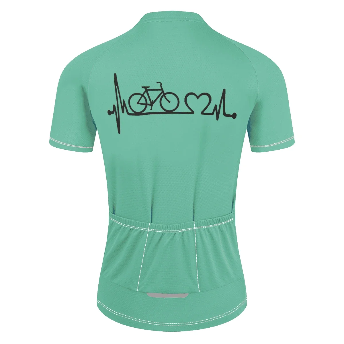 Women's 2024 Cycling Clothing heartbeat Short Sleeve Mountain Bike MTB Road Bike Clothing