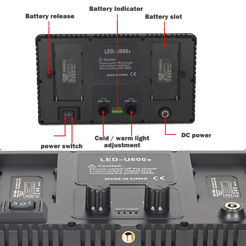 LED Photo Studio Light For Youbute Game Live Video Lighting On Camera Portable Video Recording 50W Photography Panel Lamp F550