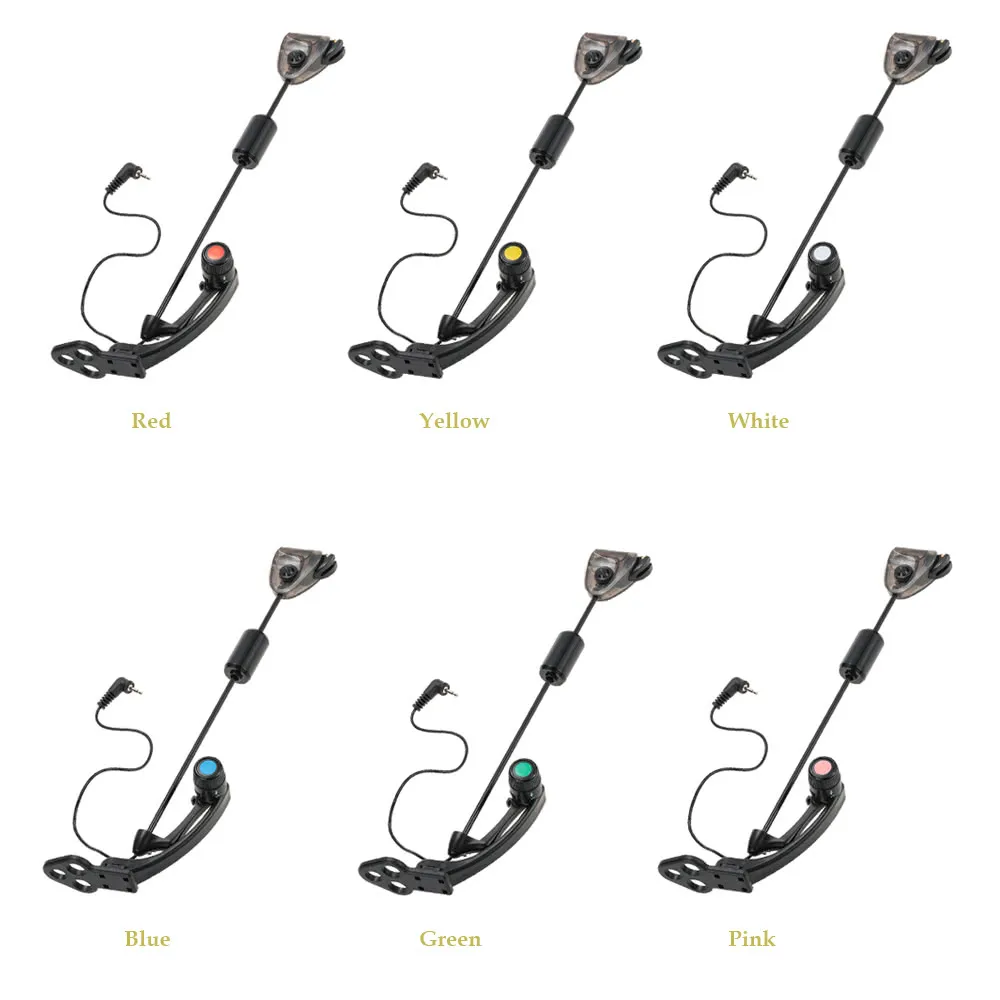 LED Carp Fishing Swinger Hanger Illuminated Swinger Sensor Swinger Illuminated Bite Indicator Fishing Bite Alarm Fishing Tackle