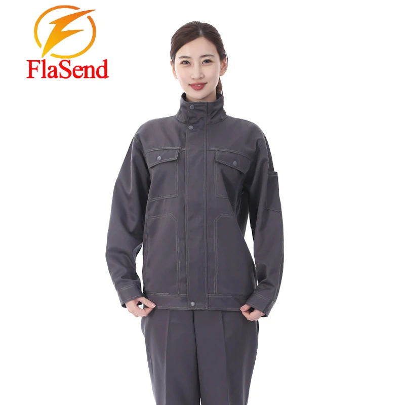 LBF3 Spring and Autumn Long-sleeved Anti-static Work Clothes, Waterproof, Acid-proof and Alkali-proof Protective Safety Clothes