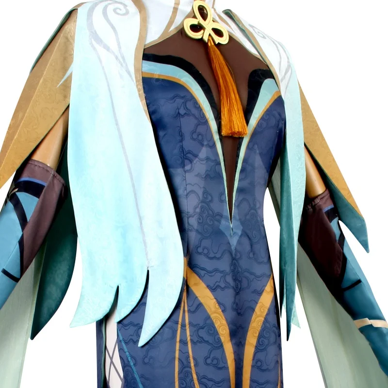 Xianyun Cloud Retainer Cosplay Traje para mulheres, traje de anime, peruca e vestido, estilo chinês, roupas de festa de Halloween, roupa de RPG