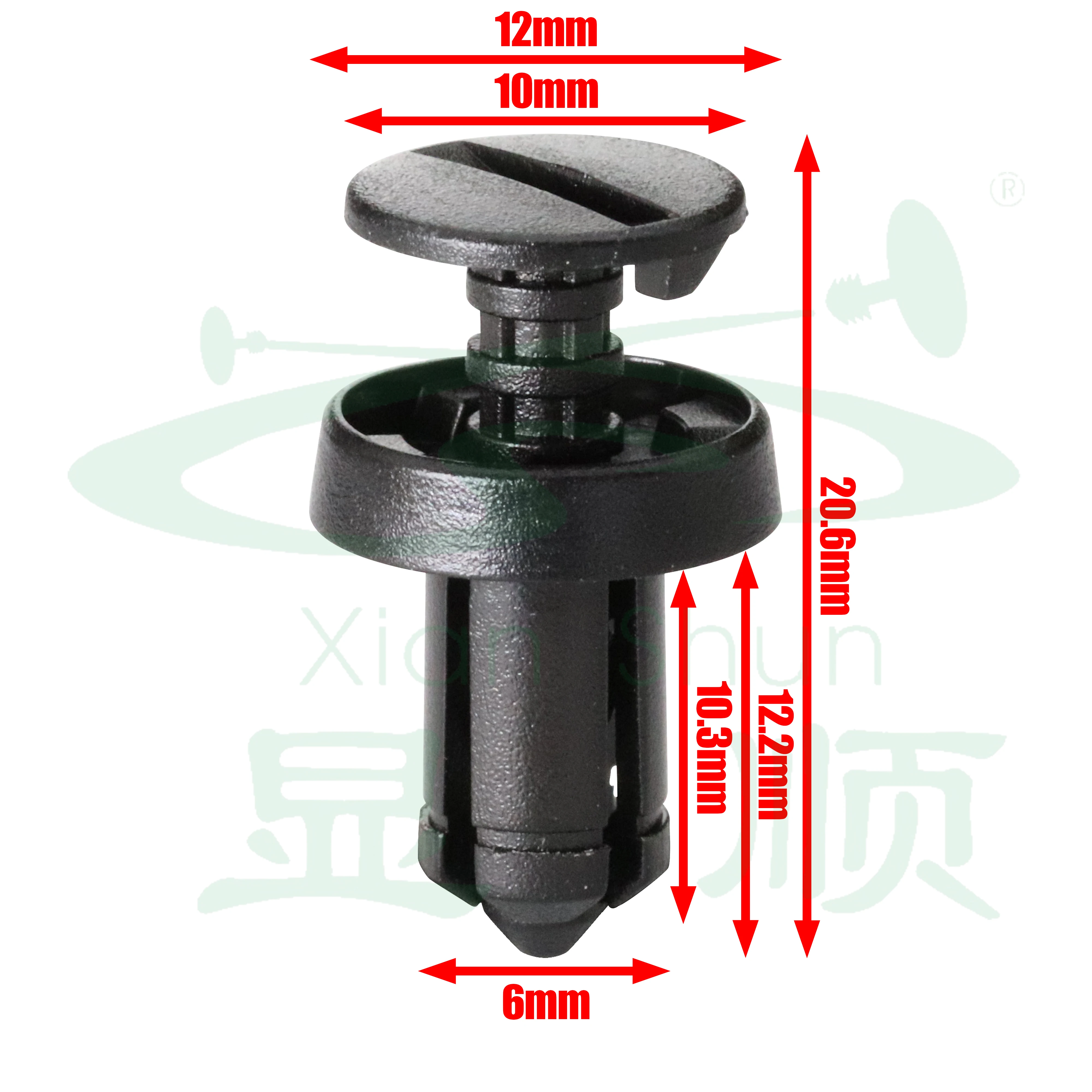 10/20/50Pcs Black POM Floor Attachment Interior Replacement Parts Car Fastening Clips Car Accessories 51761163 7703072361
