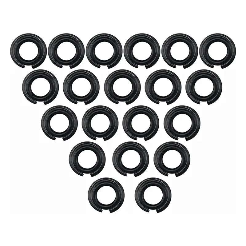 100 Set 3/8Inch Impact Retaining Ring Clip Square Drive Socket Retainer Ring With O-Ring For -B91B