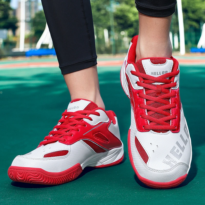 تدريب أحذية كرة الريشة الرجال المضادة للانزلاق منخفضة أعلى الرياضة في الهواء الطلق حذاء رجالي دائم بلون احذية الجري غير رسمية الرجال