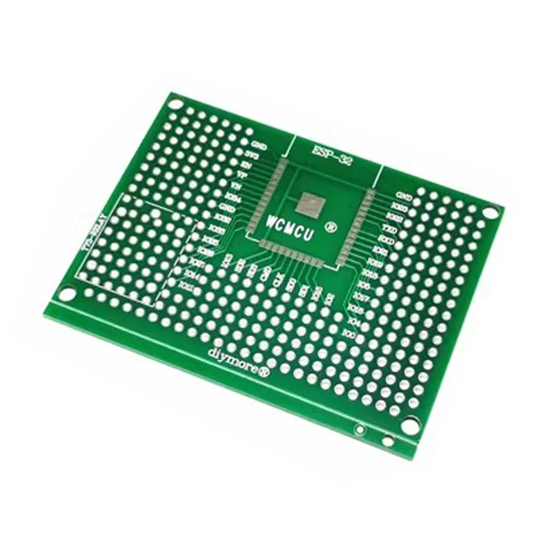 5x7CM Double Side Prototype PCB Board Breadboard Protoshield For Arduino Relay ESP8266 WIFI ESP-12F ESP-12E ESP32 ESP32S