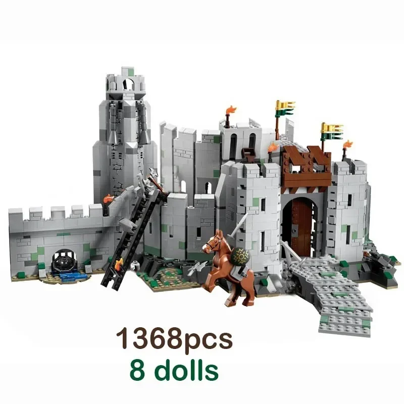 IN STOCK 1368pcs The Battle of Helm's Deep Building Blocks Assembling Fit 9474 Bricks Model Toys for Children Birthday Gift Set