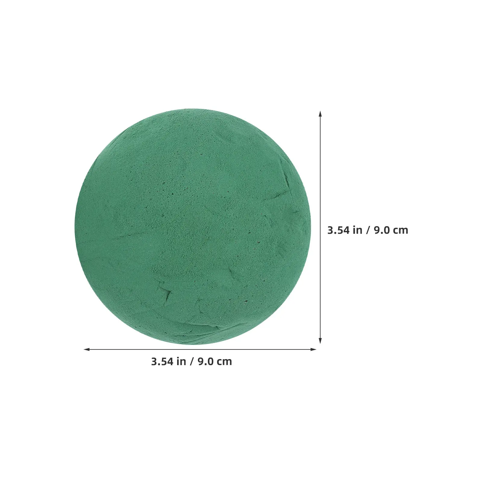 4Pcs Green Round Floral Foam Spheres Floral Arrangement Holder Wet Dry Flower Mud Base for Artificial Fresh Flowers