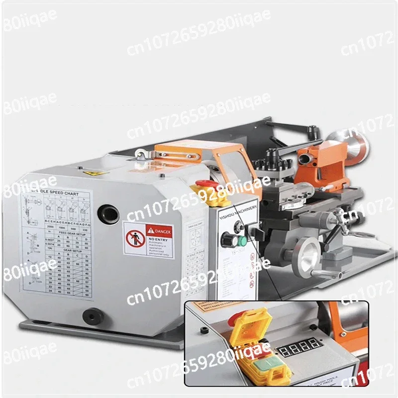 

YS-1835A 0-2000 RPM Continuously Variable Speed 500W with Tool Box for Processing Precision Parts Lathe Metal Lathe Machine
