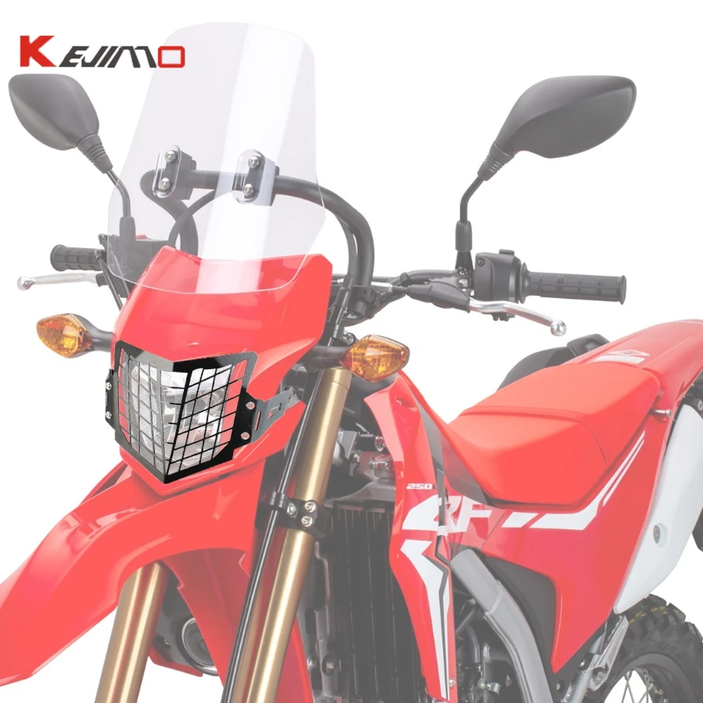 

For Honda CRF250L CRF250M CRF300L CRF 250 L M 300 L 2013-2023 2022 Headlight Grille Guard Grill Light HeadLamp Cover Protector