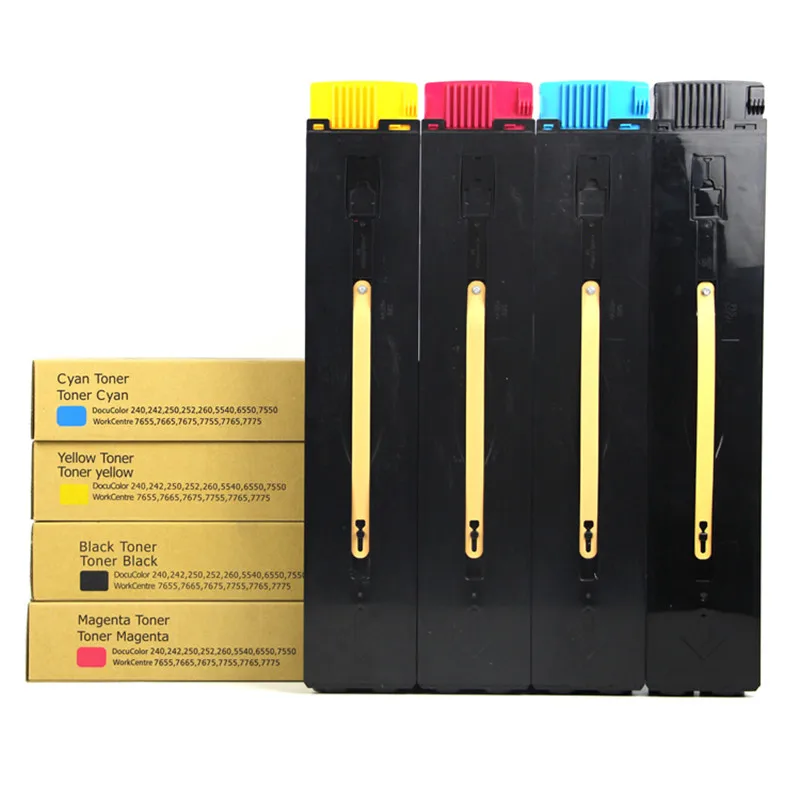 1Set DC240 DC242 DC250 DC252 DC260 Toner Cartridge For Xerox DocuColor 240 250 252 260 WorkCentre 7655 7665 7675 7755 7765 7775