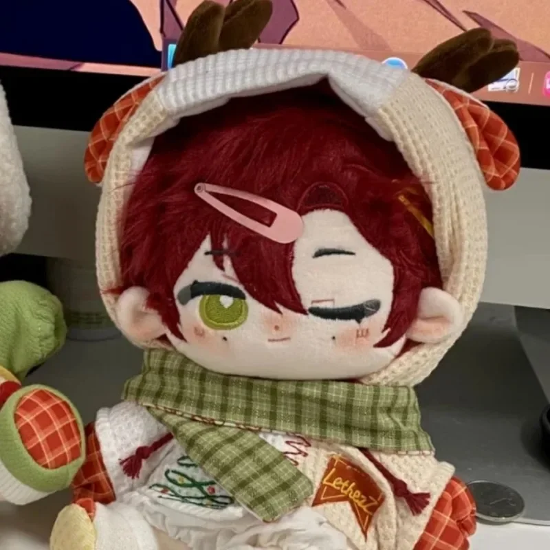 ตุ๊กตา20ซม.Genshin Impact Shikanoin Heizouตุ๊กตาCosplayตุ๊กตาหูBody Dress Up Plushieหุ่นรูปของเล่นXmasของขวัญ