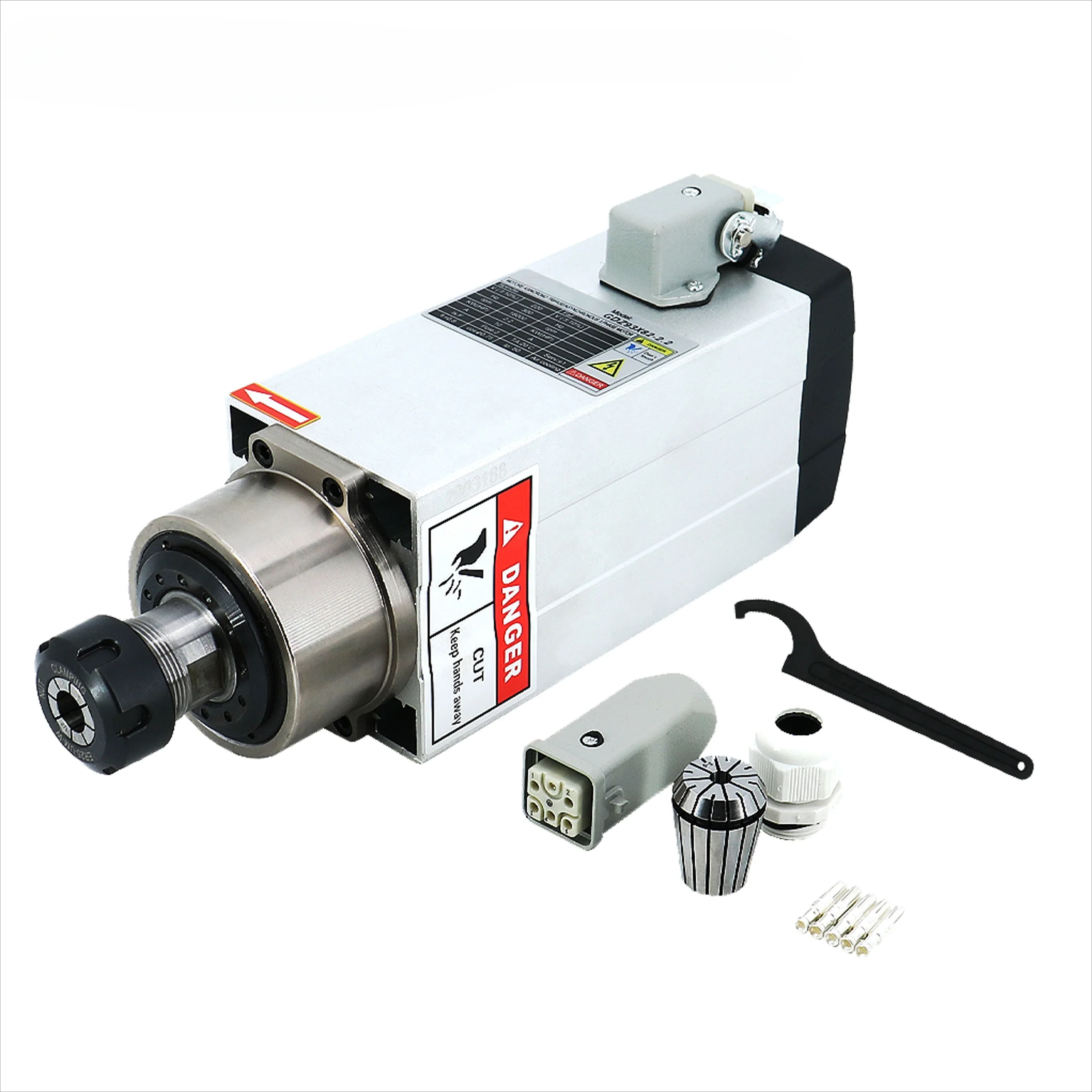 2.2kw spindle machine tool spindle motor spindl  ER20 ER25 2.2kw 220v/380v 24000rpm for cnc