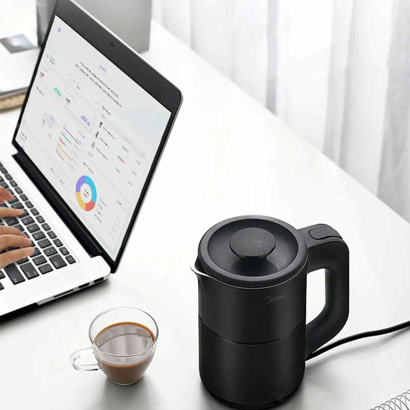 Электрический чайник с быстрым кипячением, 800 Вт, водонагреватель из нержавеющей стали, 600 мл, настольный водонагреватель 110 В-220 В