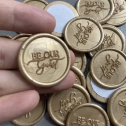 Handmade Wax Seal Sticker with adhesive backing, Personalized wax seals.20-100pcs