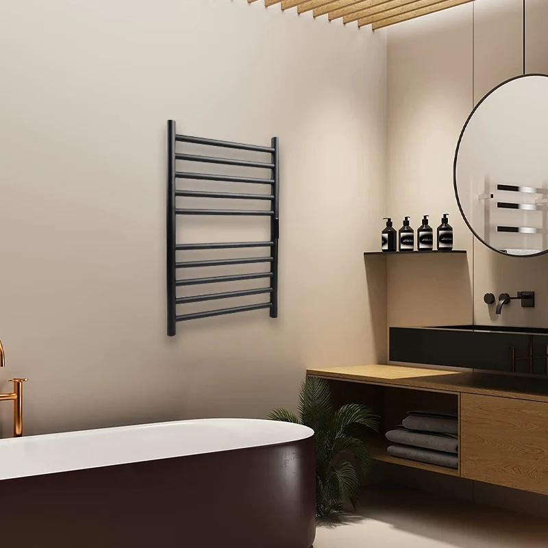 Functional Modern Design Long-life Towel Warmer Parts Inspiring Collection with Electric heater and Timer Warm Towel Rack