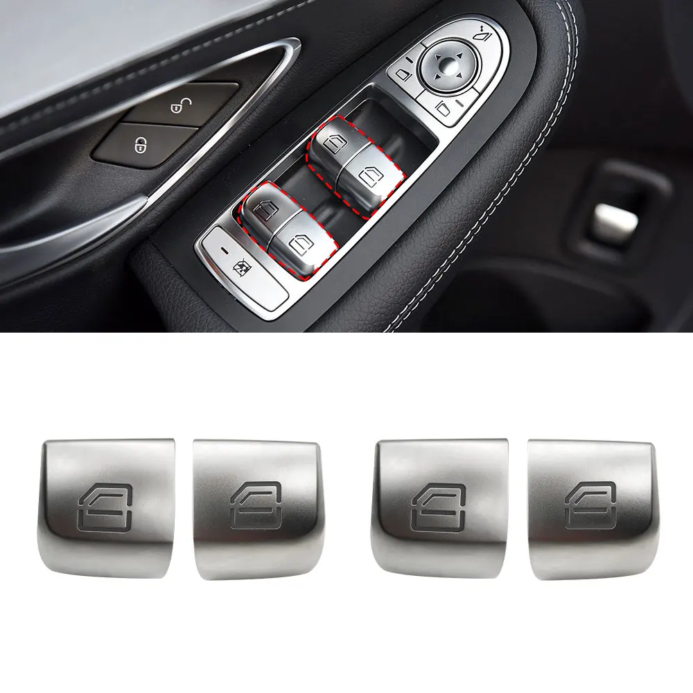 

Car Power Window Switch Button Cover Cap Accessory For Mercdeds Benz C GLC Class W205 W253 C180 C200 GLC260 GLC300 2059056811