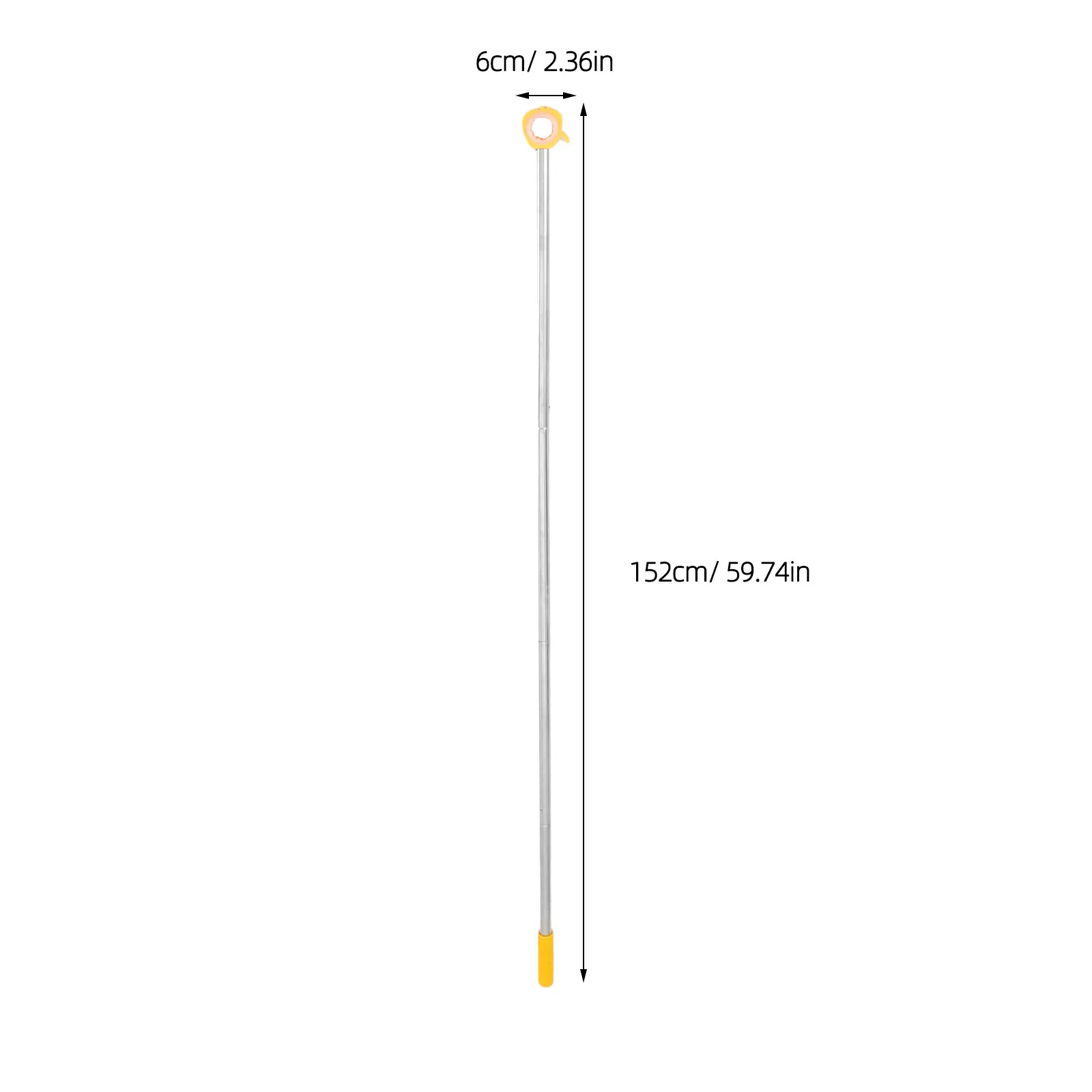 Telescopic Window Opener Pole Adjustable Awning Rod Apple Shape High Reach Kitchen Bedroom School Office Window Reach