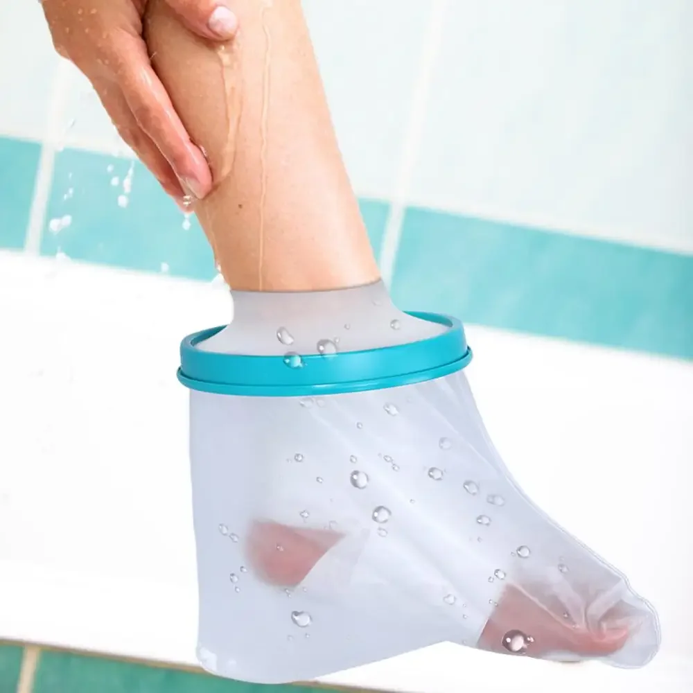 

Adult Waterproof Cast Bandage Protector Relieve Pain Wound Fracture Foot Leg Knee Cover For Shower Bath Sealed Protection PVC