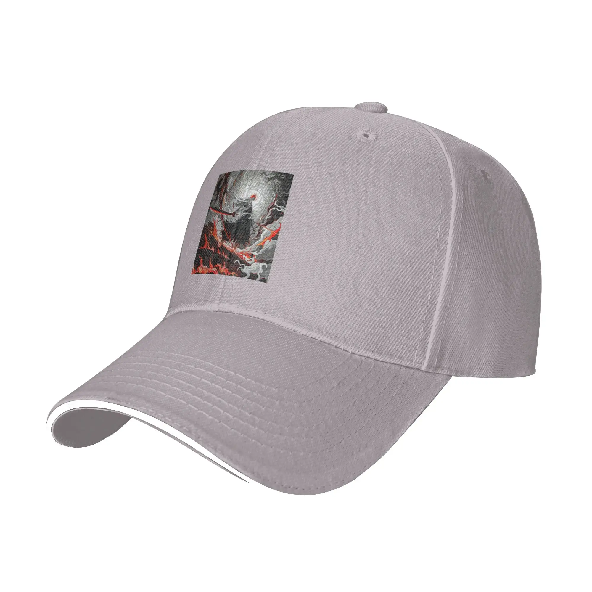 Hot Sale Flaming Fury Baseball Cap  Autumn Men's Cap  Beach Vacation Men's Cap