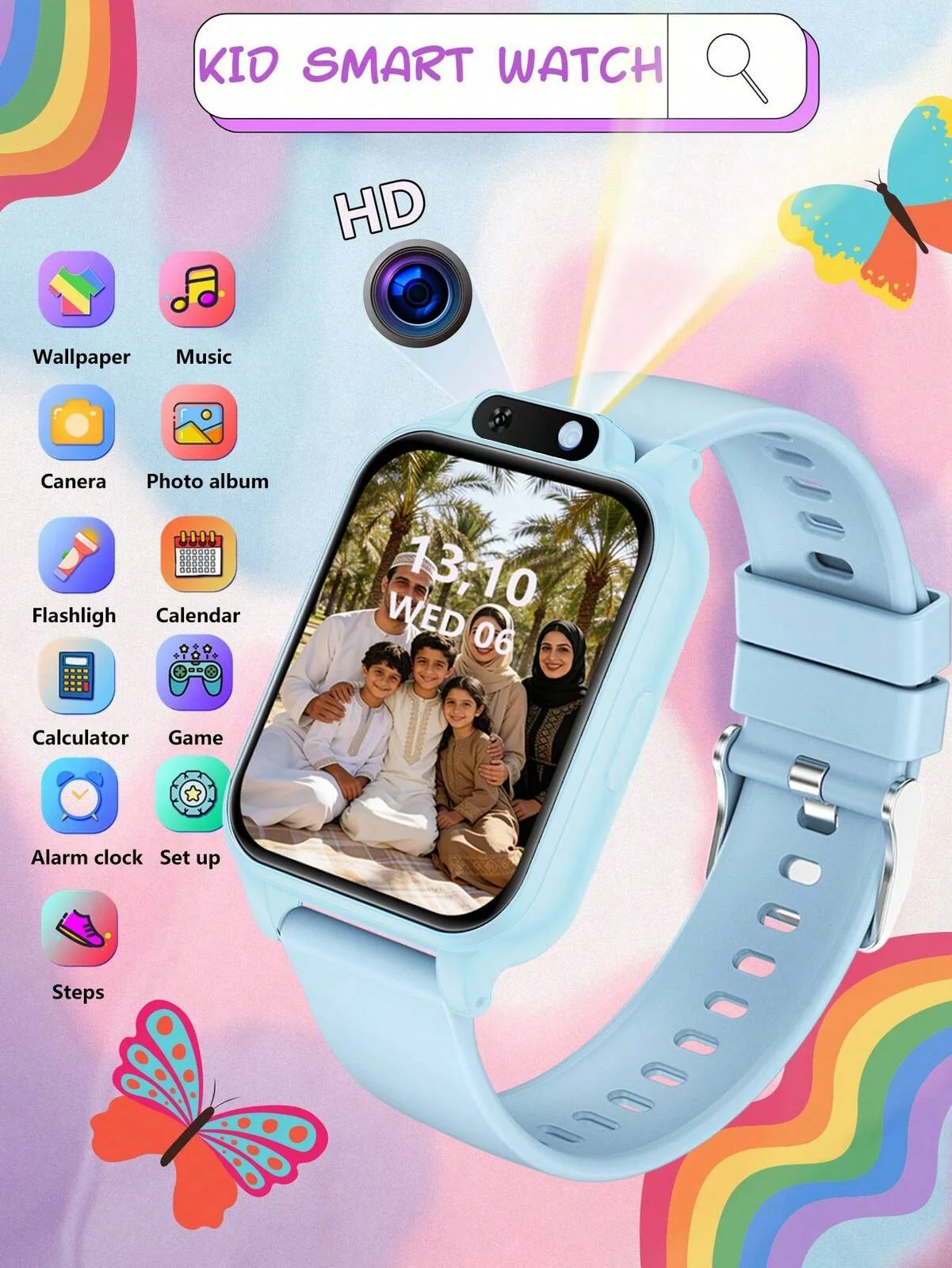 Smartwatch Watches For Kids Sale - キッズスマートウォッチ大特価セール：通話機能、メッセージ通知、電卓、スポーツトラッキング、カメラ操作、音楽プレーヤー、天気情報表示