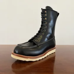 V750 RockCanRoll Size 35-52 Genuine Italian Vegetable Tanning Cow Leather Handmade Durable Goodyear Welted Biker Boots