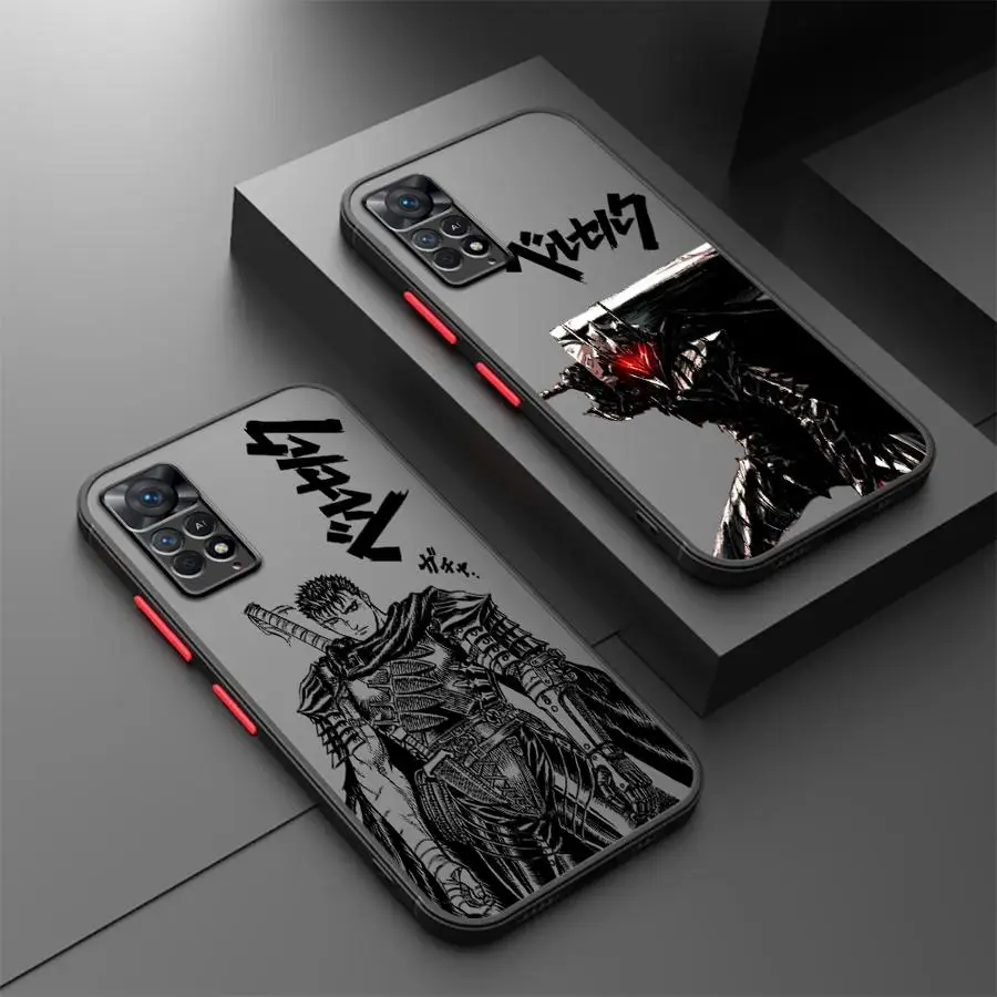 Funda trasera de teléfono con dibujos de Anime para Xiaomi Redmi Note 10S 11S 8 9 10 11 Pro 13 14 12 Pro Plus 7 12s 9S 8T