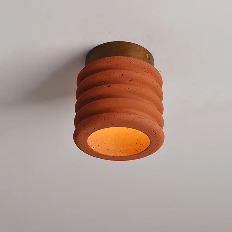 Taomu Retro Homestay Hotel Restaurant Bar Ceiling Lamp Modern Texture Bedroom Bed LED Small Light Balcony Corridor Lighting