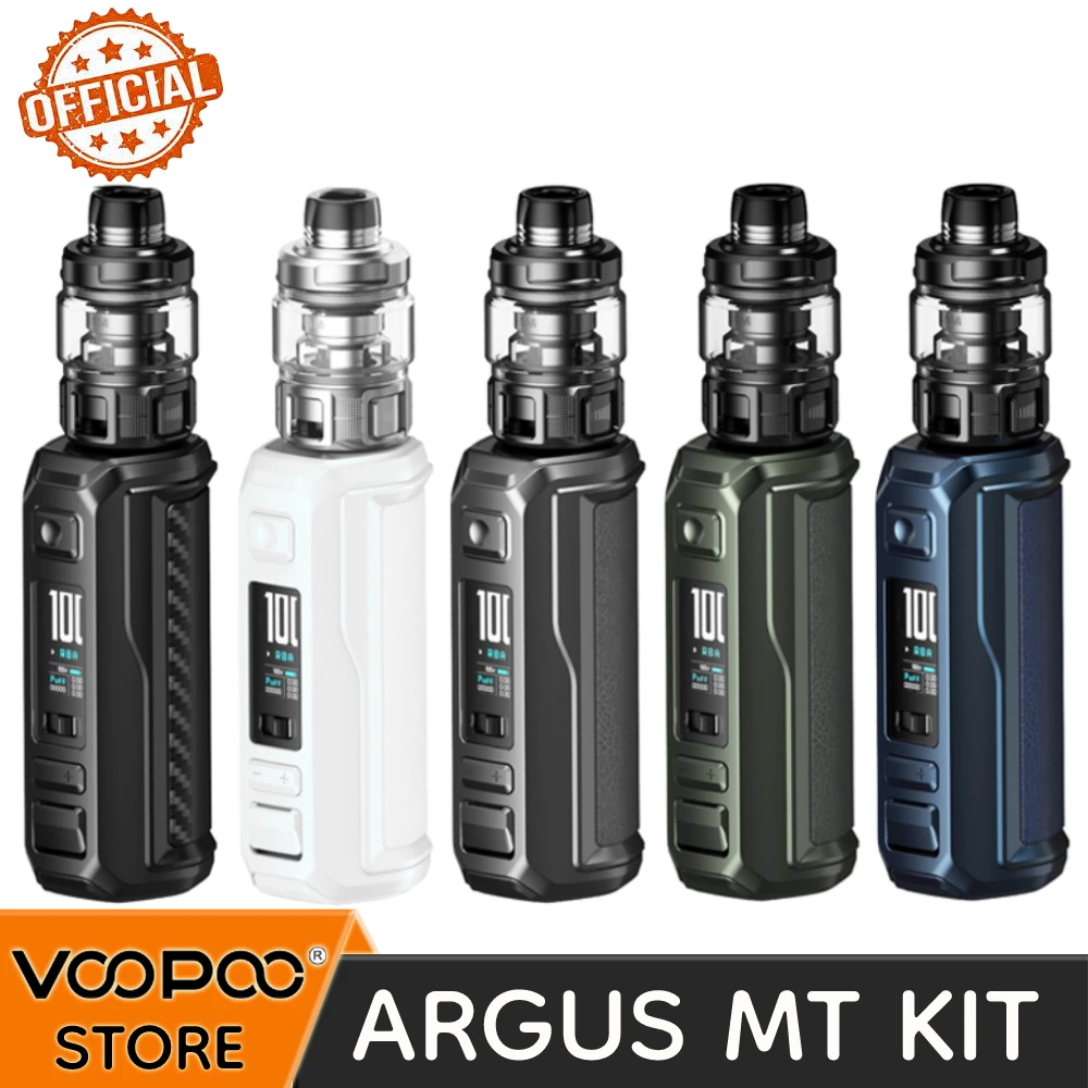 Official VOOPOO Argus MT Kit 3000mAh Battery 100W Vape with UFORCE-L TANK Fit PNP Coil Electronic Cigarette Vaporizer