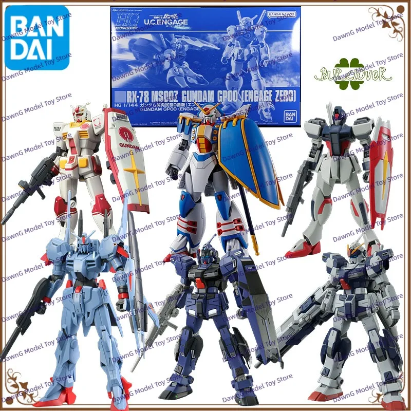 

2 Bandai Original GUNDAM HGHC Series MESSER 0Z-06MS-SS1 LEO-S GATES GAPA CUSTOM Anime Action Figure Assembly Model Toys