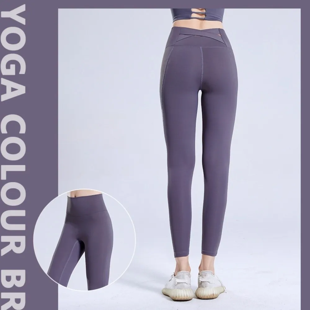 ضيق الورك رفع اليوغا السراويل تنفس الخوخ بعقب اليوغا طماق مرونة بعقب رافع البطن التحكم بيلاتيس السراويل رياضة اللياقة البدنية