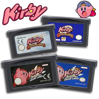 GBA Kirby Game Cartridge 32-Bit Video Game Console Card Amazing Mirror Nightmare in Dream Land for GBA NDS