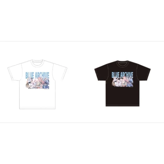 Blue Archive 5th Anniv. Go-Go Sensei Special T-Shirt  Short Sleeve Shirt Unisex Men Women Short Sleeve Tops