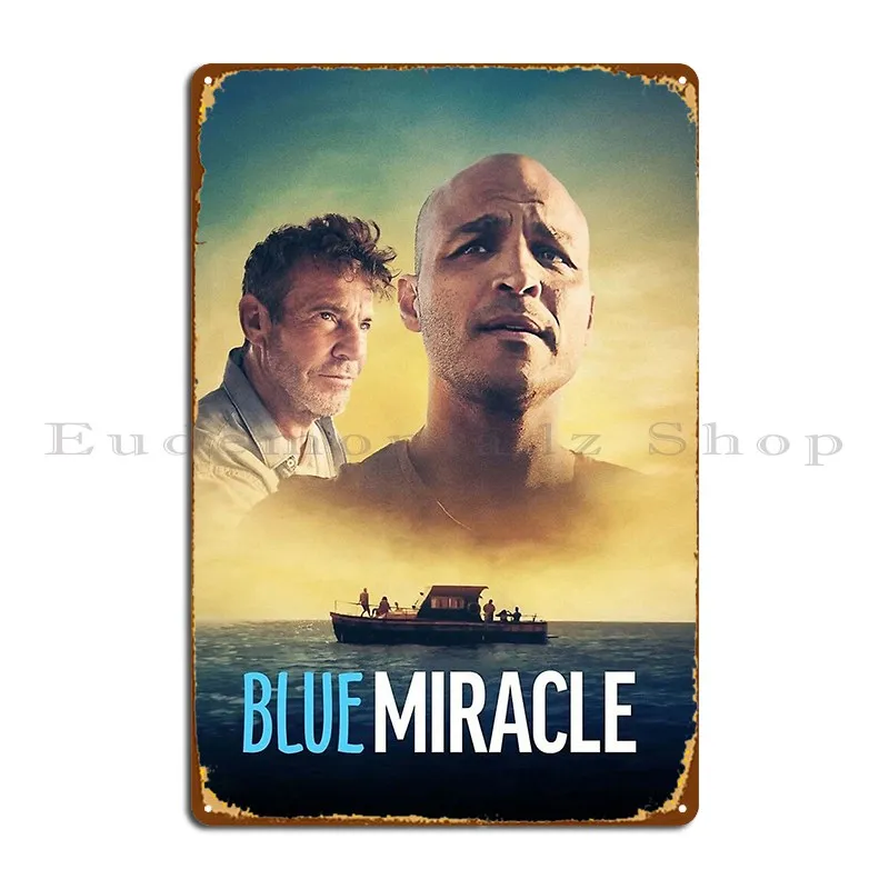 Affiche en Plaque métallique Miracle bleu 2021, Club de Garage, cuisine personnalisée, créer une affiche en étain