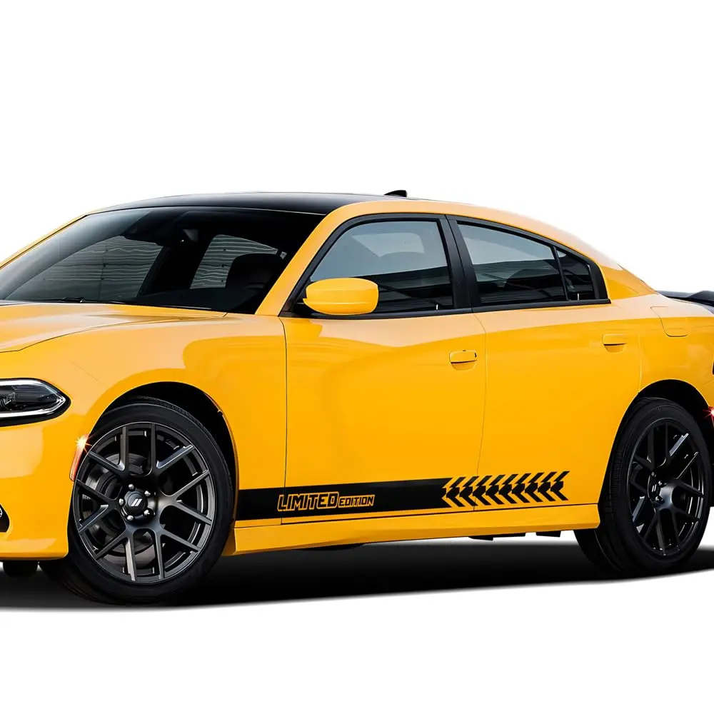 

2PCS Decal Sticker Vinyl Side Sport Edition Stripes Kit Compatible with Dodge Charger 2012-2023