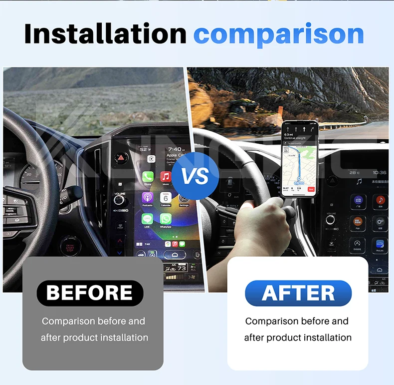 Auto Magnet Schwerkraft Telefon Halter Für Subaru Crosstrek Impreza 2024 2025 Levorg WRX 2022-2024 2025 Mobile Telefon stehen Halterung – Detail 7