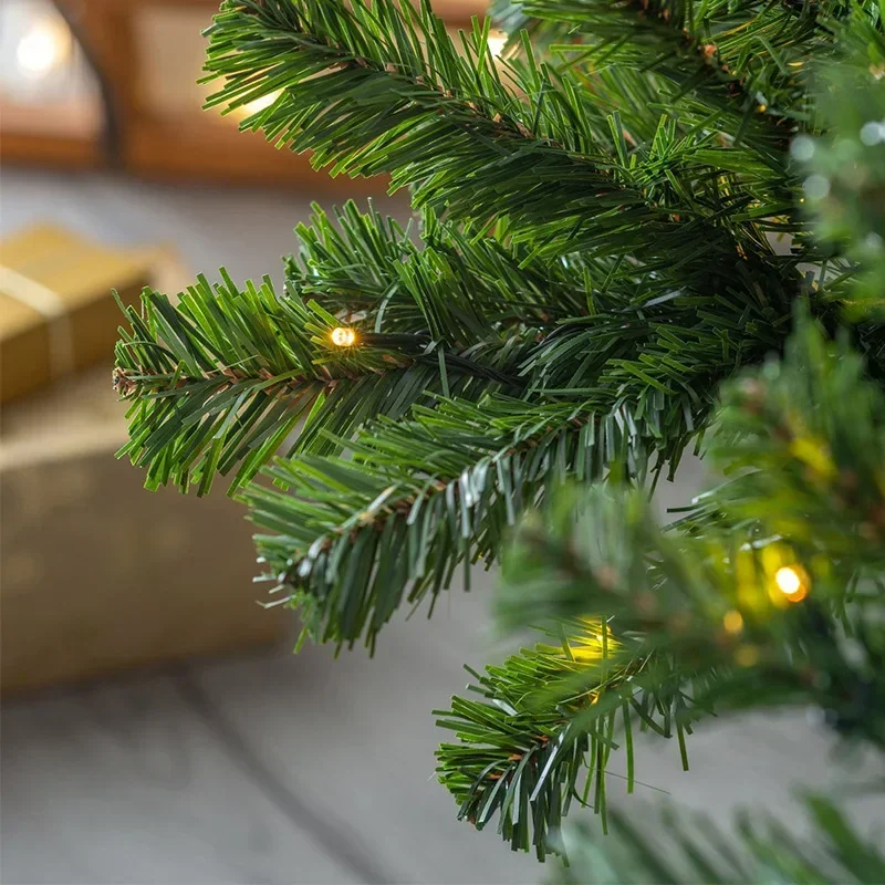 For Artificial Christmas Tree PVC Material with LED Lights Large Encrypted Christmas Tree 120CM-210CM Family Christmas Decoratio
