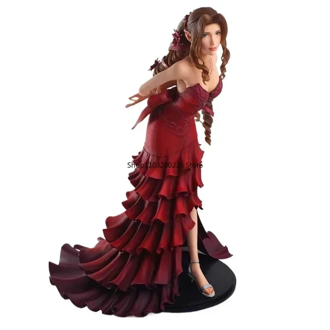 Original SQUARE ENIX BRING ARTS Final Fantasy VII Aerith Gainsborough Static Arts Action Figure Dress.Ver Model CollectiblesGift