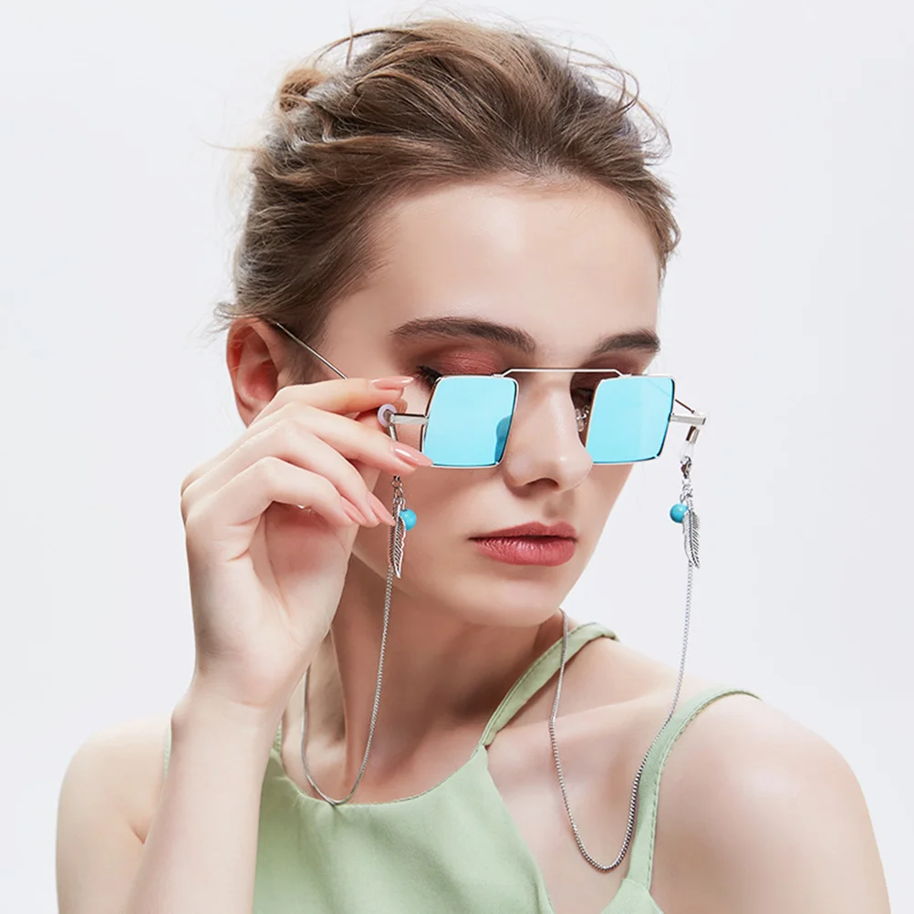 

Glasses Chain Premium Metal Vintage Leaf Design For Eyeglasses Sunglasses Anti-Loss Neck Rope Durable Eyewear Cord Spectacles