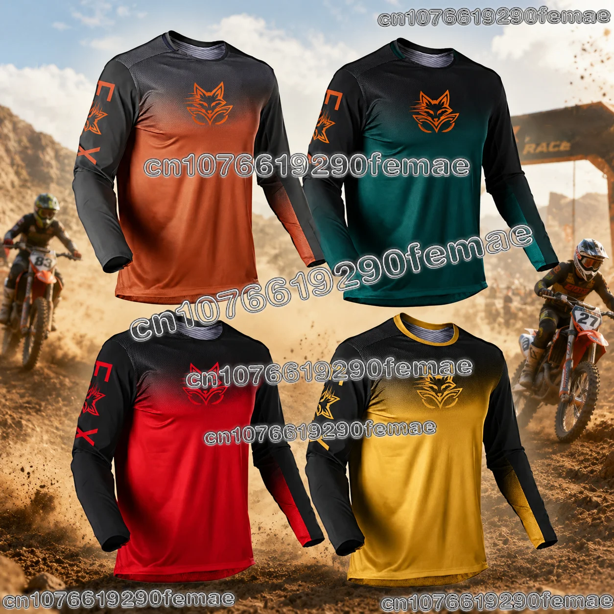 Mountain Biking Long Sleeve Shirt - 新しい 2026 男性女性モトクロスライディングシャツ夏マウンテンバイク長袖オフロードサイクリングジャージ快適なトレーニングトップ