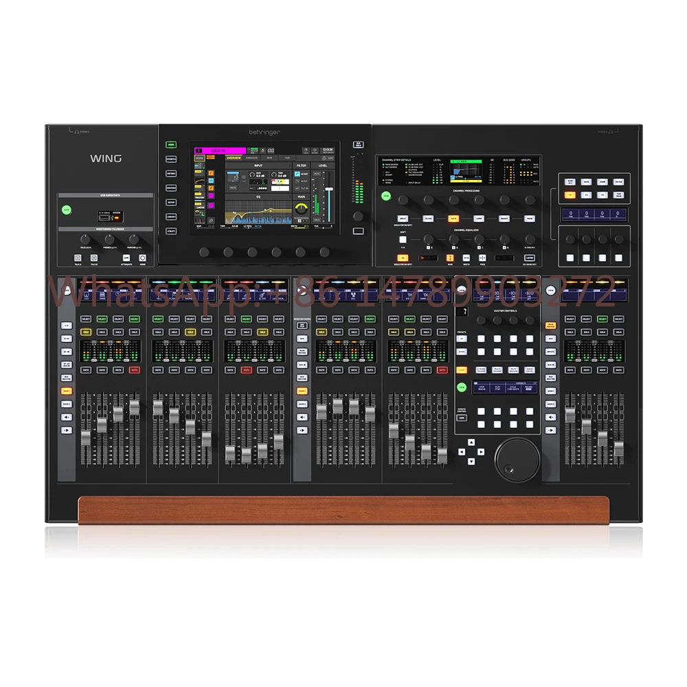 Mixer Digital Behringer WING-BK com 48 Canais Estéreo e Tela Sensível ao Toque, Sistema de Estúdio, Console Digital, Equipamento de Áudio para Palco