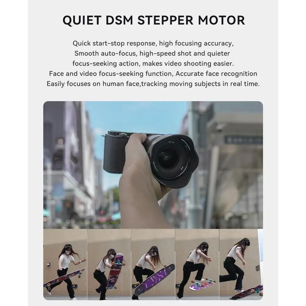 YONGNUO 16 مللي متر F1.8 APS-C التركيز التلقائي زاوية واسعة للغاية رئيس عدسة لسوني ZV-E10 ، A7III A7RIII ، A6700 ، A6400 ، A6600 ، A6100 كاميرات