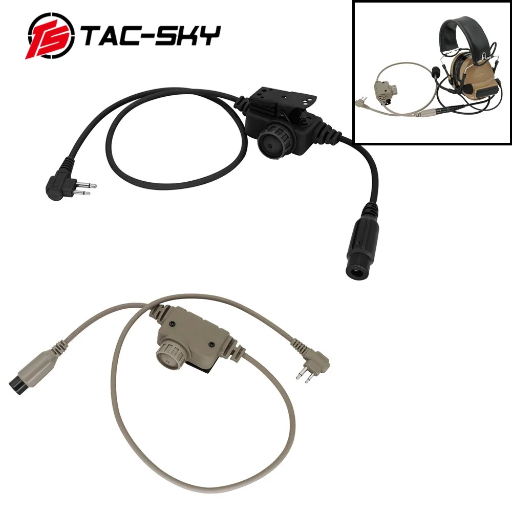 

TAC-SKY RAC PTT Adapter 2 Pin Motorola Compatible Tactical COMTAC I II III /SORDIN /Tci liberator II/TEA Hi-Threat Tier Headset