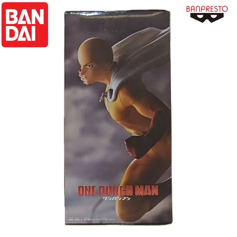 

Bandai In Stock Original One Punch Man Saitama Doll Brand New Boxed Animation Anime Characters Garage Banpresto Ornaments Model