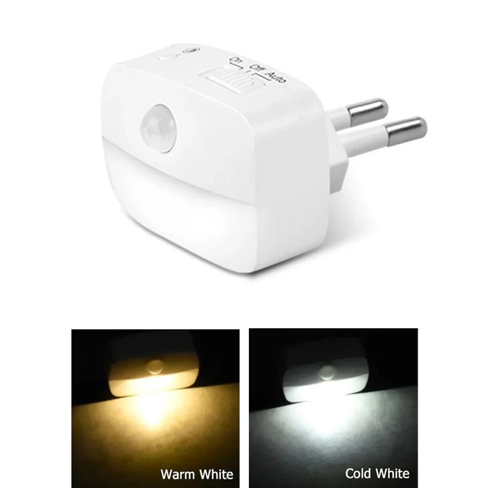 

220V Wall Lamp for Home Aisle WC Hallway Stair Kitchen Bedroom Night Lamp LED Night Light EU Plug in Smart Motion Sensor Light