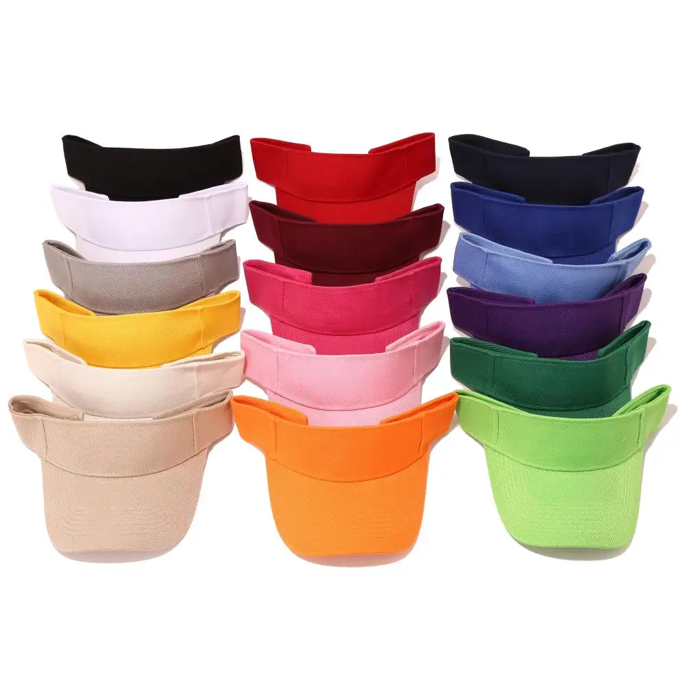 Customized Printed Logo Mao Qing Empty Peak Hat Golf Sun Protection Cap Outdoor Team Building Activities Tourism Duck Tongue Hat