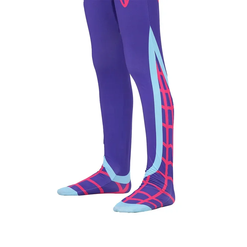 الفتيات جوين شبح العنكبوت زي ارتداءها هالوين تأثيري مقنعين عطلة ملابس تنكرية للحفلات الاطفال الخيال مثير فستان الزي