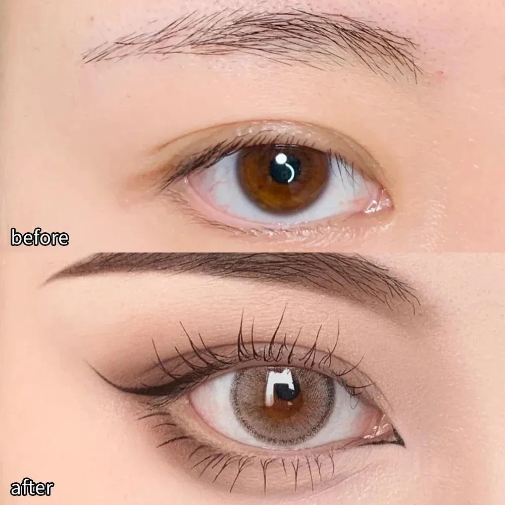 Wasserdichter, schnell trocknender flüssiger Eyeliner/ultradünner mattschwarzbrauner/lang anhaltender Seidenraupen-Eyeliner/Augen-Make-up/Geschenke