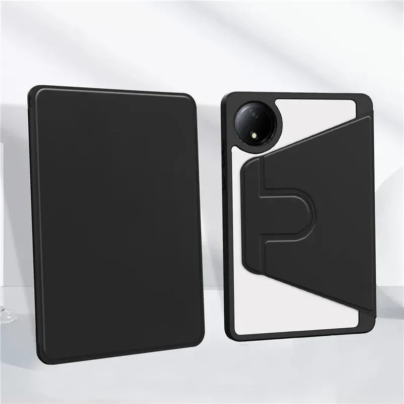 For Redmi Pad SE 8.7 2024 Case 360 Rotating Acrylic back cover Shell Xiaomi Redmi Pad SE PadSE 8 7 Inch 4G Tablet Cover Funda 3