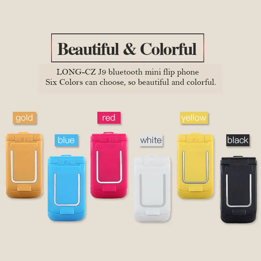 Super Mini Size Flip Mobile Cute Style Single Sim SOS Call Voice Changer Pocket Size Finger Mobile Phone For Young Kids No Apps